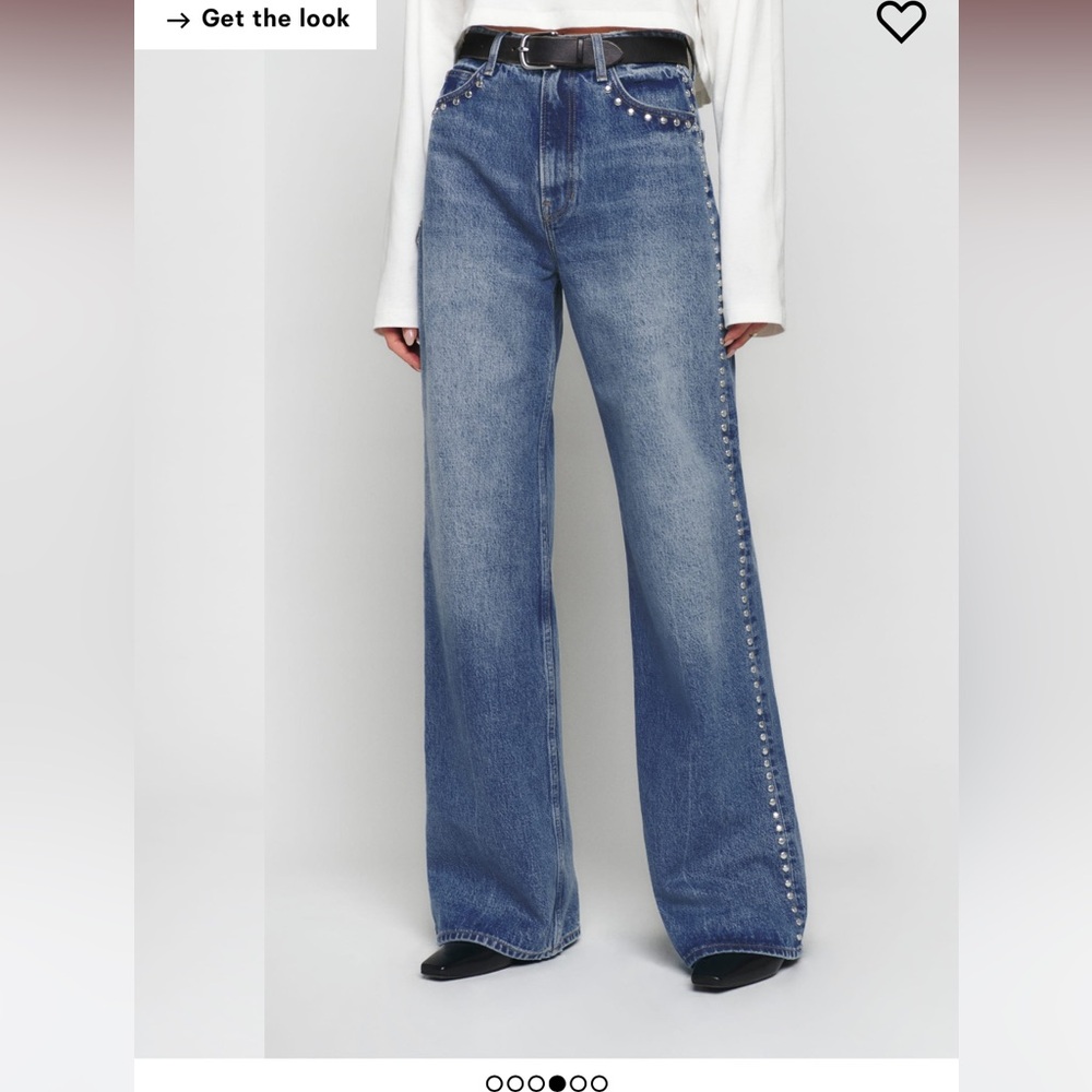 Reformation studded Cary Jean
